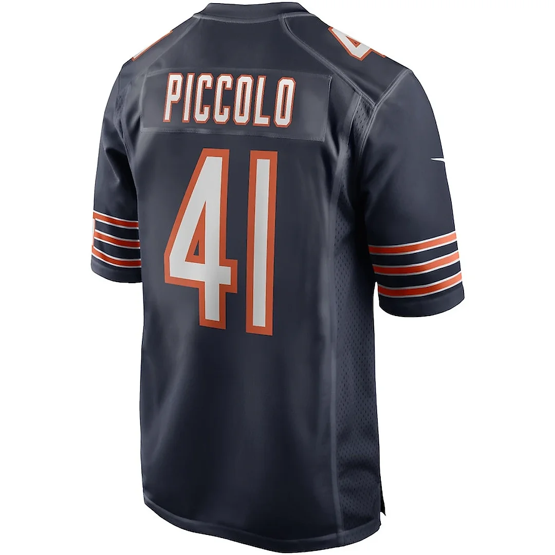 Zennovawear Brian Piccolo 41 Chicago Bears Men Game Retired Jersey - Navy