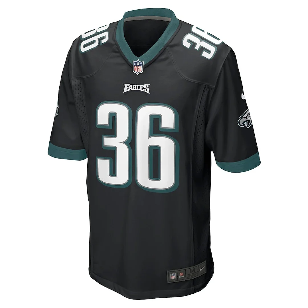 Zennovawear Brian Westbrook 36 Philadelphia Eagles Men Retired Alternate Game Jersey - Black