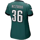 Zennovawear Brian Westbrook 36 Philadelphia Eagles Women Game Retired Jersey - Midnight Green