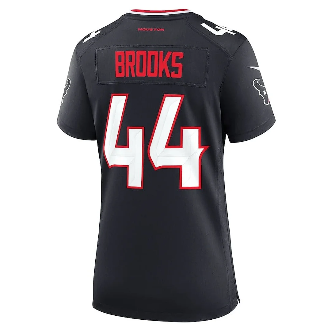 Zennovawear British Brooks 44 Houston Texans Women's Team Game Jersey - Navy