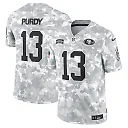 Zennovawear Brock Purdy 13 San Francisco 49ers 2024 Salute to Service Limited Men Jersey - Arctic Camo