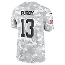 Zennovawear Brock Purdy 13 San Francisco 49ers 2024 Salute to Service Limited Men Jersey - Arctic Camo