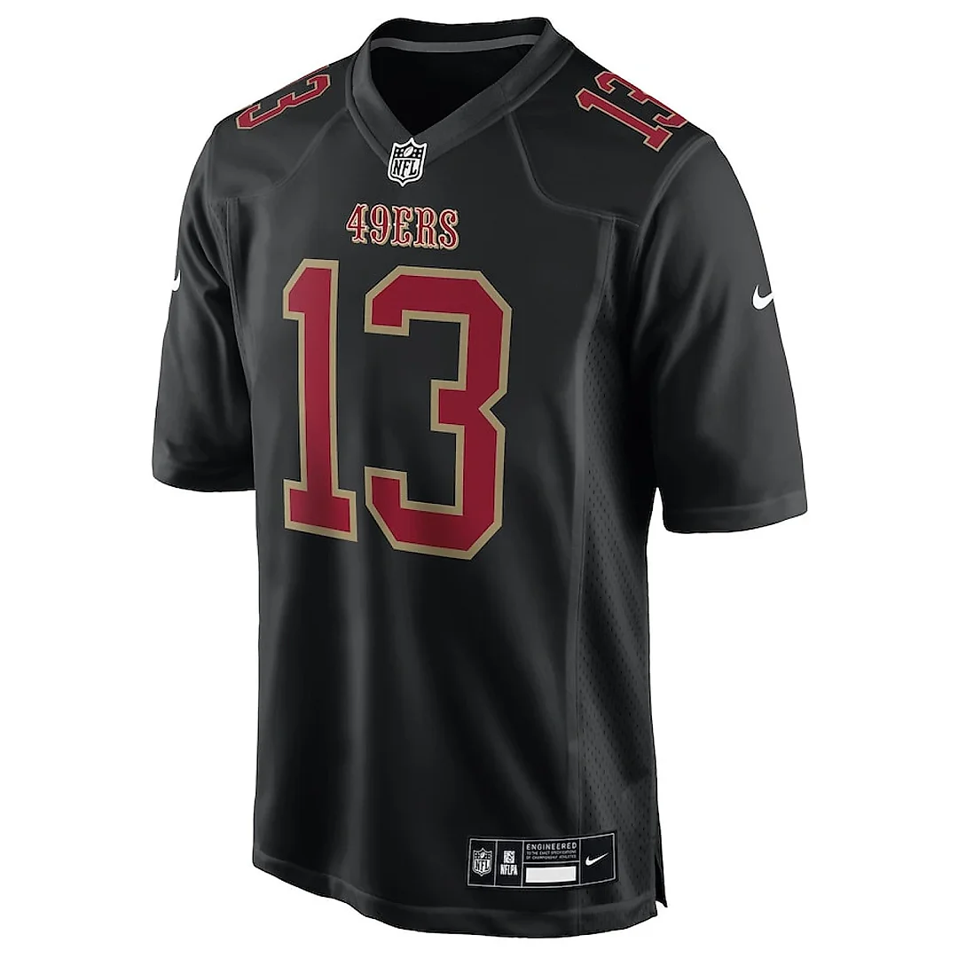 Zennovawear Brock Purdy 13 San Francisco 49ers Fashion Game Men Jersey - Carbon Black