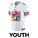 Zennovawear Brock Purdy 13 San Francisco 49ers The Son of Steel Game YOUTH Jersey - White