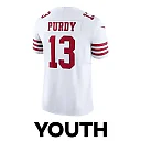 Zennovawear Brock Purdy 13 San Francisco 49ers The Son of Steel Game YOUTH Jersey - White
