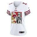 Zennovawear Brock Purdy 13 San Francisco 49ers The Son of Steel Women Game Jersey - White