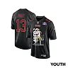 Zennovawear Brock Purdy 13 San Francisco 49ers Throwing Ball Fashion Game YOUTH Jersey - Carbon Black