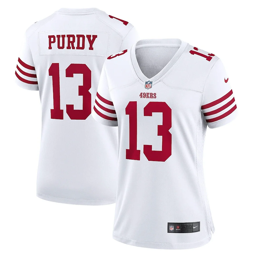 Zennovawear Brock Purdy 13 San Francisco 49ers Women Game Jersey - White