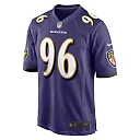 Zennovawear Broderick Washington 96 Baltimore Ravens Men Game Jersey - Purple