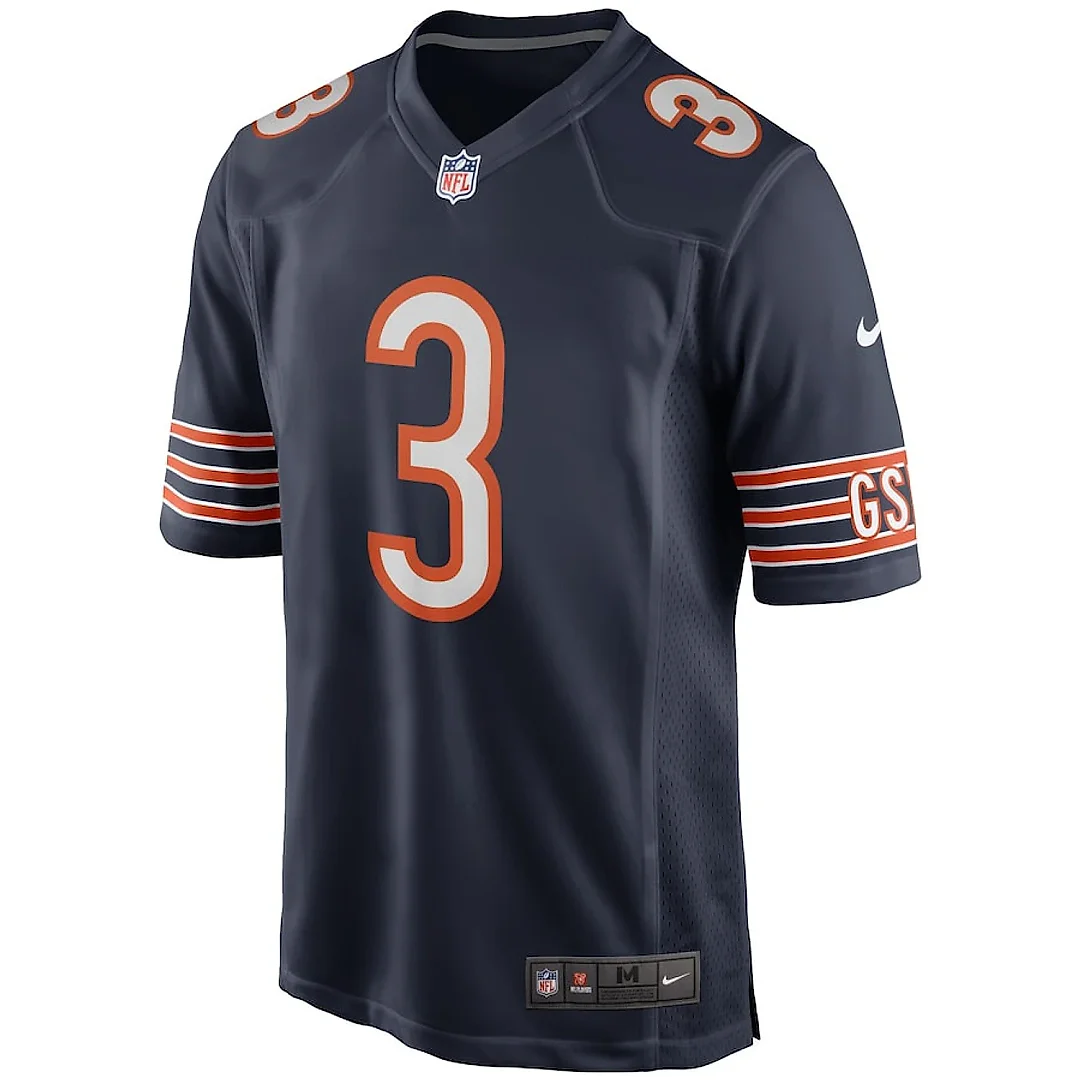 Zennovawear Bronko Nagurski 3 Chicago Bears Men Game Retired Jersey - Navy