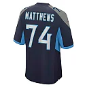 Zennovawear Bruce Matthews 74 Tennessee Titans Men Retired Jersey - Navy