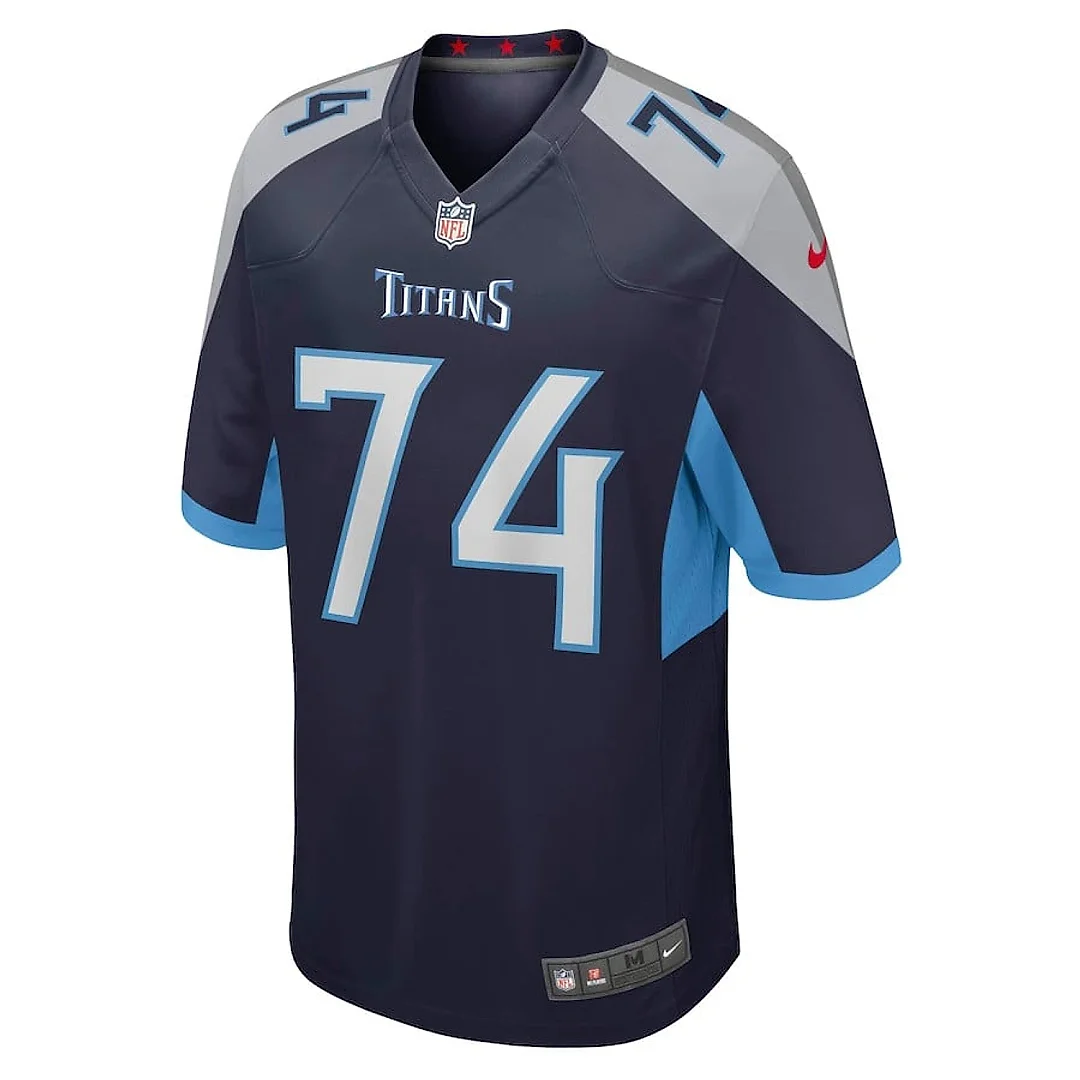 Zennovawear Bruce Matthews 74 Tennessee Titans Men Retired Jersey - Navy
