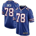 Zennovawear Bruce Smith 78 Buffalo Bills Men Game Retired Jersey - Royal