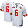Zennovawear Bryan Cook 6 Kansas City Chiefs AFC Champions Patch Game Men Jersey - White