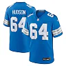 Zennovawear Bryan Hudson 64 Detroit Lions Game Men Jersey - Blue