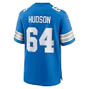 Zennovawear Bryan Hudson 64 Detroit Lions Game Men Jersey - Blue
