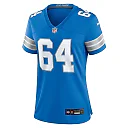 Zennovawear Bryan Hudson 64 Detroit Lions Women's Game Jersey - Blue