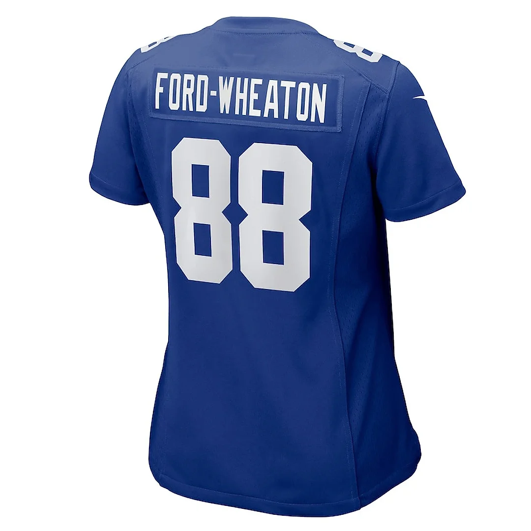 Zennovawear Bryce Ford-Wheaton 88 New York Giants Women's Game Jersey - Royal