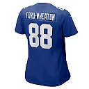 Zennovawear Bryce Ford-Wheaton 88 New York Giants Women's Game Jersey - Royal