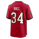 Zennovawear Bryce Hall 34 Tampa Bay Buccaneers Team Game Men Jersey - Red