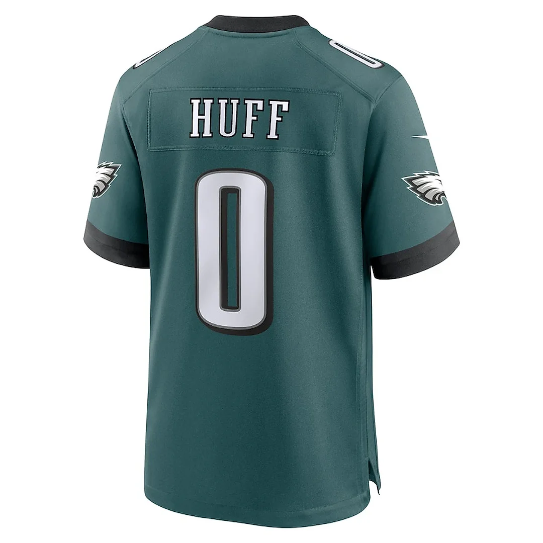 Zennovawear Bryce Huff 0 Philadelphia Eagles Game Men Jersey - Midnight Green