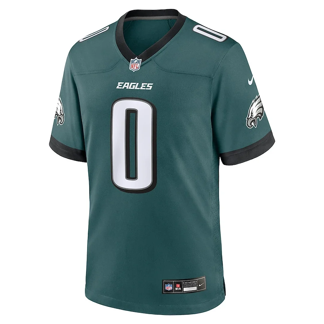 Zennovawear Bryce Huff 0 Philadelphia Eagles Game Men Jersey - Midnight Green