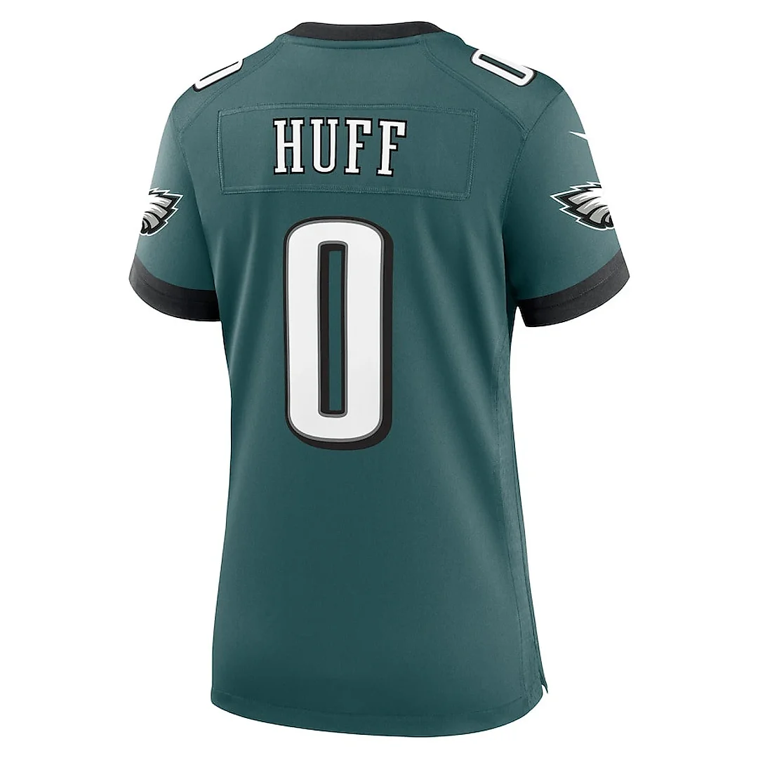 Zennovawear Bryce Huff 0 Philadelphia Eagles Game Women Jersey - Midnight Green