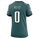 Zennovawear Bryce Huff 0 Philadelphia Eagles Game Women Jersey - Midnight Green