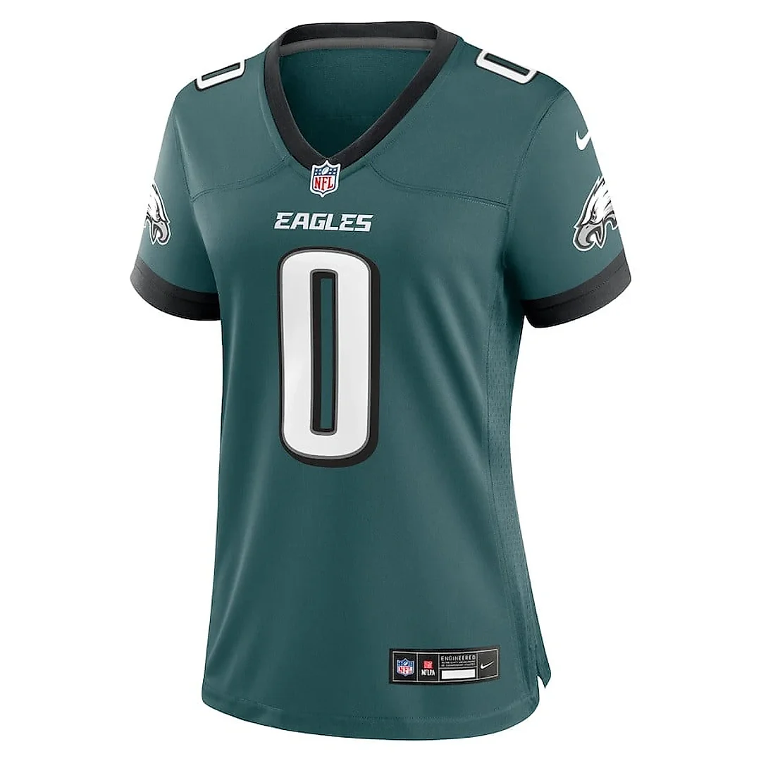Zennovawear Bryce Huff 0 Philadelphia Eagles Game Women Jersey - Midnight Green