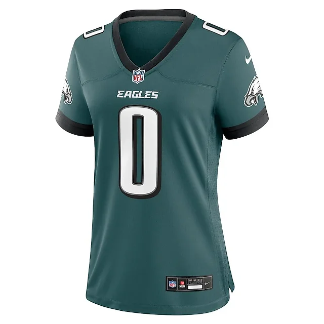 Zennovawear Bryce Huff 0 Philadelphia Eagles Game Women Jersey - Midnight Green