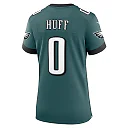 Zennovawear Bryce Huff 0 Philadelphia Eagles Super Bowl LIX Women's Jersey - Midnight Green