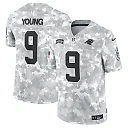 Zennovawear Bryce Young 9 Carolina Panthers 2024 Salute to Service Limited Men Jersey - Arctic Camo
