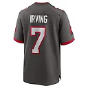 Zennovawear Bucky Irving 7 Tampa Bay Buccaneers Alternate Game Men Jersey - Pewter