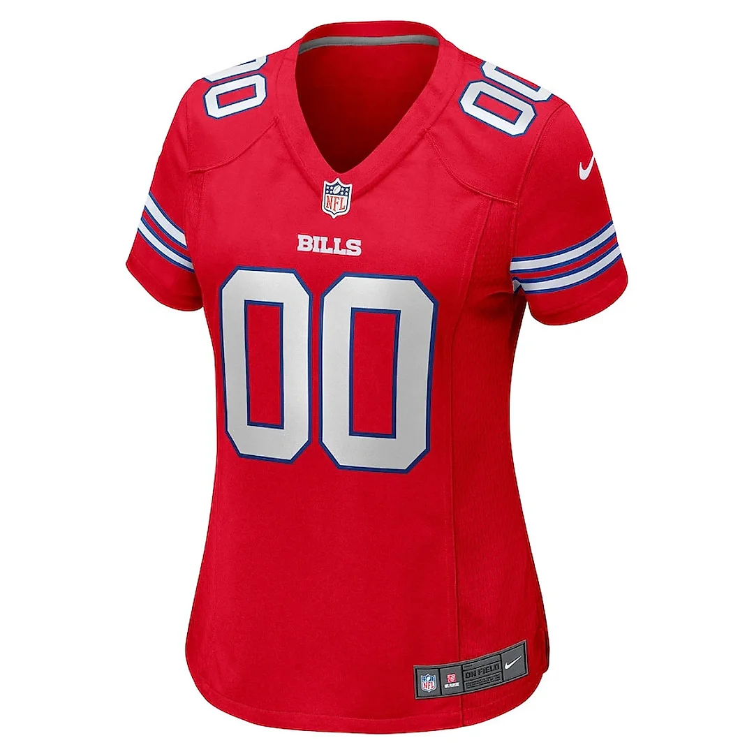 Zennovawear Buffalo Bills Women Alternate Custom Game Jersey - Red
