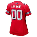 Zennovawear Buffalo Bills Women Alternate Custom Game Jersey - Red