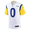 Zennovawear Byron Young 0 Los Angeles Rams Team Game Men Jersey - White