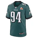 Zennovawear Byron Young 94 Philadelphia Eagles Super Bowl LIX Jersey - Men's - Midnight Green