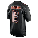 Zennovawear Caleb Williams 18 Chicago Bears Fashion Men Jersey - Carbon Black
