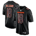 Zennovawear Caleb Williams 18 Chicago Bears Fashion Men Jersey - Carbon Black