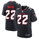 Zennovawear Cam Akers 22 Houston Texans Team Game Men Jersey - Navy