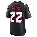 Zennovawear Cam Akers 22 Houston Texans Team Game Men Jersey - Navy