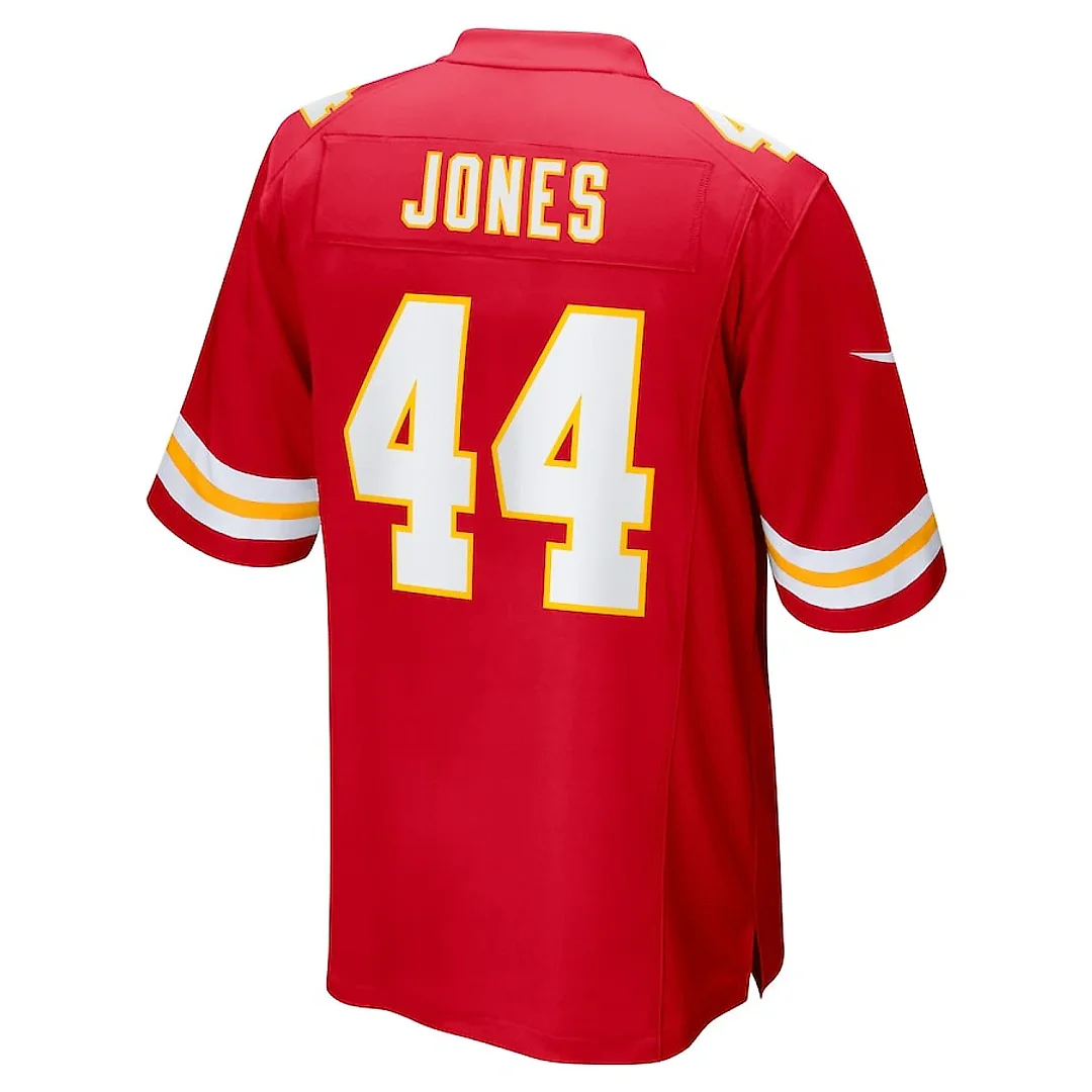 Zennovawear Cam Jones 44 Kansas City Chiefs Game Men Jersey - Red