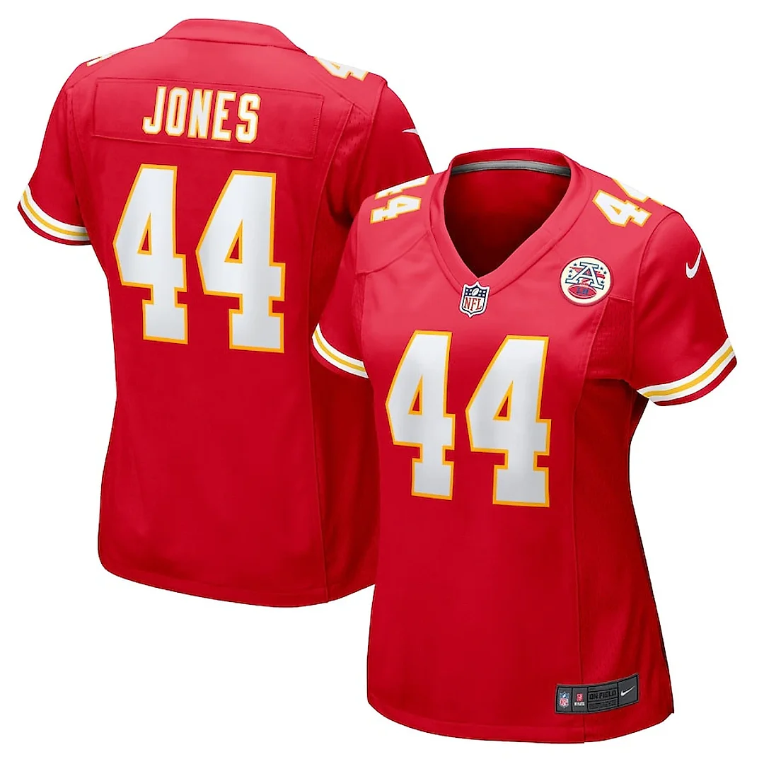 Zennovawear Cam Jones 44 Kansas City Chiefs Women's Game Jersey - Red