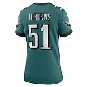 Zennovawear Cam Jurgens 51 Philadelphia Eagles Super Bowl LIX Women's Jersey - Midnight Green