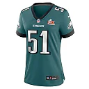 Zennovawear Cam Jurgens 51 Philadelphia Eagles Super Bowl LIX Women's Jersey - Midnight Green