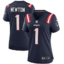 Zennovawear Cam Newton 1 New England Patriots Women Game Jersey - Navy