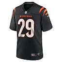 Zennovawear Cam Taylor-Britt 29 Cincinnati Bengals Game Men Jersey - Black