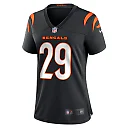 Zennovawear Cam Taylor-Britt 29 Cincinnati Bengals Women Game Jersey - Black