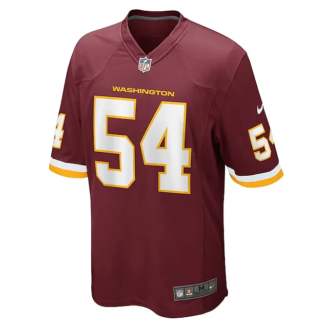 Zennovawear Camaron Cheeseman 54 Washington Football Team Men Game Jersey - Burgundy