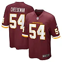 Zennovawear Camaron Cheeseman 54 Washington Football Team Men Game Jersey - Burgundy